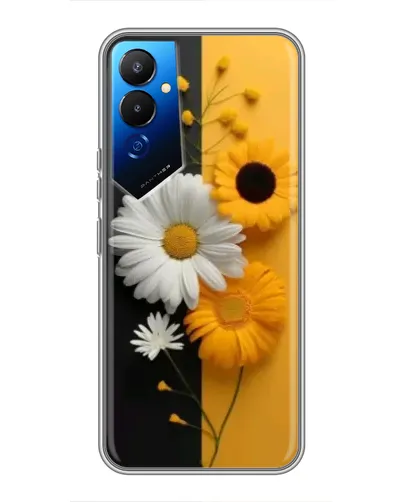 Чехол для TECNO POVA 4 (LG7n) с картинкой «Подсолнух и ромашка» Чехол для TECNO POVA 4 (LG7n) с картинкой «Подсолнух и ромашка»
