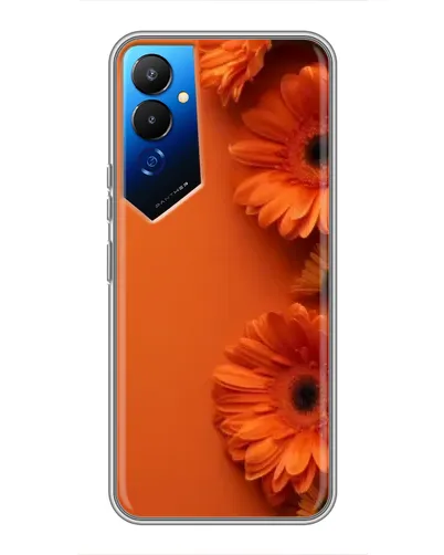 Чехол для TECNO POVA 4 (LG7n) с картинкой «Оранжевые герберы» Чехол для TECNO POVA 4 (LG7n) с картинкой «Оранжевые герберы»