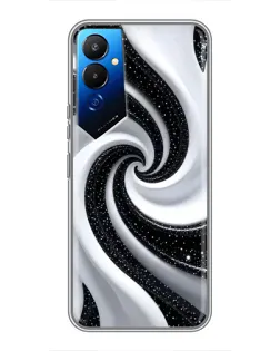 Чехол для TECNO POVA 4 (LG7n) с картинкой «Черно-белая спираль» Чехол для TECNO POVA 4 (LG7n) с картинкой «Черно-белая спираль»