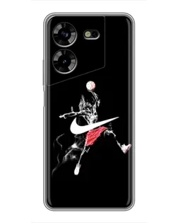 Чехол для TECNO POVA 5 (LG7n) с картинкой «Jordan Jumpman» Чехол для TECNO POVA 5 (LG7n) с картинкой «Jordan Jumpman»
