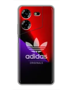 Чехол для TECNO POVA 5 (LG7n) с картинкой «Adidas Red Neon»