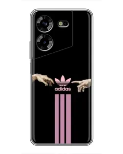Чехол для TECNO POVA 5 (LG7n) с картинкой «Adidas Hands»