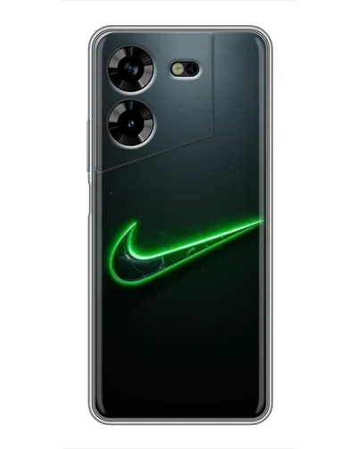 Чехол для TECNO POVA 5 (LG7n) с картинкой «Неоновый контур Nike» Чехол для TECNO POVA 5 (LG7n) с картинкой «Неоновый контур Nike»