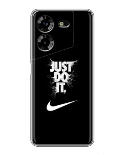 Чехол для TECNO POVA 5 (LG7n) с картинкой «Текстовый принт Nike» Чехол для TECNO POVA 5 (LG7n) с картинкой «Текстовый принт Nike»
