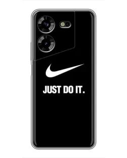 Чехол для TECNO POVA 5 (LG7n) с картинкой «Классический принт Nike» Чехол для TECNO POVA 5 (LG7n) с картинкой «Классический принт Nike»