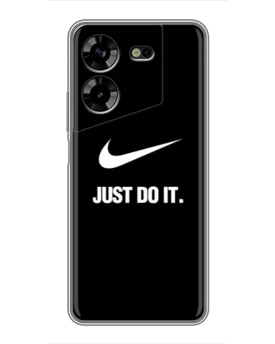Чехол для TECNO POVA 5 (LG7n) с картинкой «Классический принт Nike» Чехол для TECNO POVA 5 (LG7n) с картинкой «Классический принт Nike»