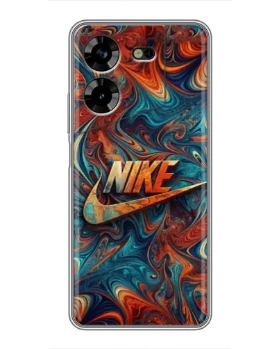 Чехол для TECNO POVA 5 (LG7n) с картинкой «Nike в абстракции» Чехол для TECNO POVA 5 (LG7n) с картинкой «Nike в абстракции»