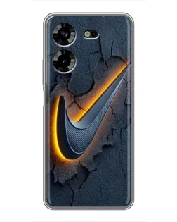 Чехол для TECNO POVA 5 (LG7n) с картинкой «Объемный логотип Найк» Чехол для TECNO POVA 5 (LG7n) с картинкой «Объемный логотип Найк»