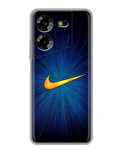 Чехол для TECNO POVA 5 (LG7n) с картинкой «Синий пульс Nike» Чехол для TECNO POVA 5 (LG7n) с картинкой «Синий пульс Nike»