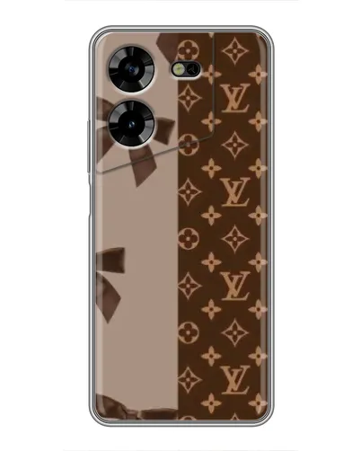 Чехол для TECNO POVA 5 (LG7n) с картинкой «Louis Vuitton — банты»