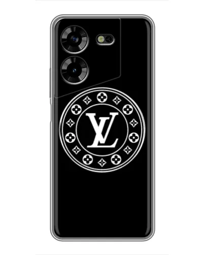 Чехол для TECNO POVA 5 (LG7n) с картинкой «LV — печать стиля»