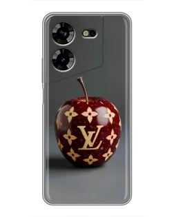 Чехол для TECNO POVA 5 (LG7n) с картинкой «Красное яблоко LV»