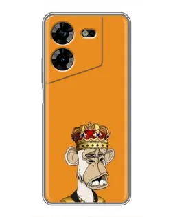 Чехол для TECNO POVA 5 (LG7n) с картинкой «Золотая обезьяна Bored Ape»