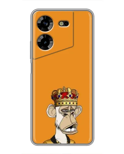 Чехол для TECNO POVA 5 (LG7n) с картинкой «Золотая обезьяна Bored Ape» Чехол для TECNO POVA 5 (LG7n) с картинкой «Золотая обезьяна Bored Ape»
