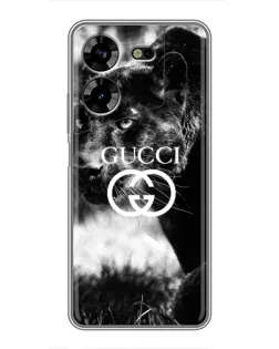 Чехол для TECNO POVA 5 (LG7n) с картинкой «Gucci — дикая природа»