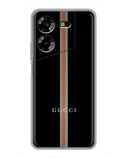 Чехол для TECNO POVA 5 (LG7n) с картинкой «Gucci — строгая линия»