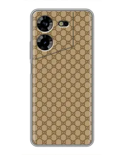 Чехол для TECNO POVA 5 (LG7n) с картинкой «Gucci — классический беж»
