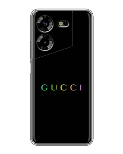 Чехол для TECNO POVA 5 (LG7n) с картинкой «Gucci — неоновый минимализм» Чехол для TECNO POVA 5 (LG7n) с картинкой «Gucci — неоновый минимализм»
