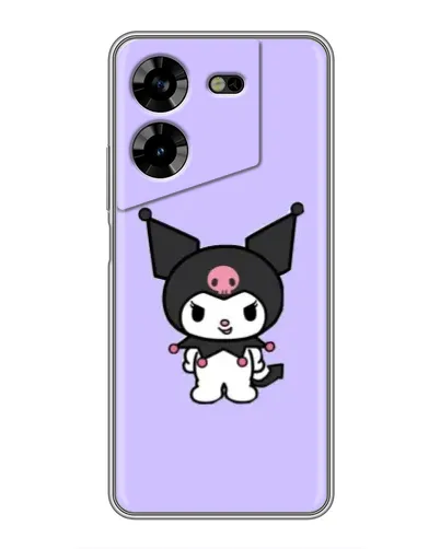 Чехол для TECNO POVA 5 (LG7n) с картинкой «Kuromi — нежный фиолетовый» Чехол для TECNO POVA 5 (LG7n) с картинкой «Kuromi — нежный фиолетовый»