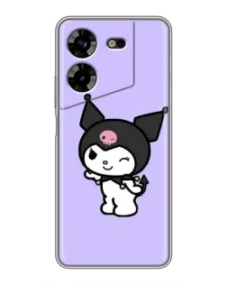 Чехол для TECNO POVA 5 (LG7n) с картинкой «Классическая Kuromi» Чехол для TECNO POVA 5 (LG7n) с картинкой «Классическая Kuromi»