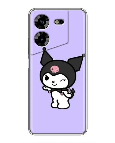Чехол для TECNO POVA 5 (LG7n) с картинкой «Классическая Kuromi» Чехол для TECNO POVA 5 (LG7n) с картинкой «Классическая Kuromi»