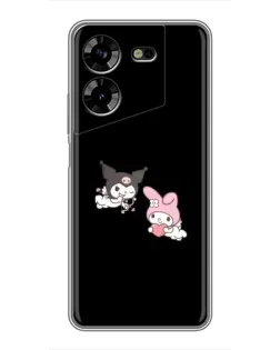 Чехол для TECNO POVA 5 (LG7n) с картинкой «My Melody и Kuromi» Чехол для TECNO POVA 5 (LG7n) с картинкой «My Melody и Kuromi»