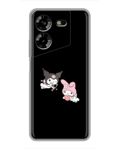 Чехол для TECNO POVA 5 (LG7n) с картинкой «My Melody и Kuromi» Чехол для TECNO POVA 5 (LG7n) с картинкой «My Melody и Kuromi»