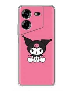 Чехол для TECNO POVA 5 (LG7n) с картинкой «Хмурая Kuromi» Чехол для TECNO POVA 5 (LG7n) с картинкой «Хмурая Kuromi»