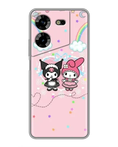 Чехол для TECNO POVA 5 (LG7n) с картинкой «My Melody и Kuromi» Чехол для TECNO POVA 5 (LG7n) с картинкой «My Melody и Kuromi»