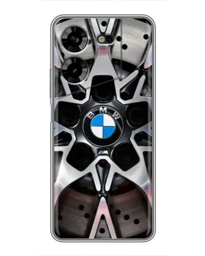Чехол для TECNO POVA 5 (LG7n) с картинкой «BMW — деталь диска»