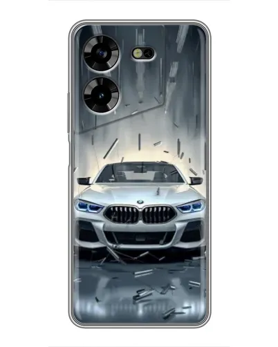 Чехол для TECNO POVA 5 (LG7n) с картинкой «BMW в свете фар»