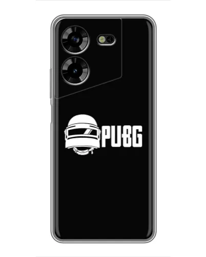 Чехол для TECNO POVA 5 (LG7n) с картинкой «PUBG — классический лого» Чехол для TECNO POVA 5 (LG7n) с картинкой «PUBG — классический лого»