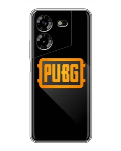Чехол для TECNO POVA 5 (LG7n) с картинкой «PUBG — рамка лого» Чехол для TECNO POVA 5 (LG7n) с картинкой «PUBG — рамка лого»