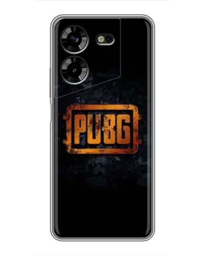 Чехол для TECNO POVA 5 (LG7n) с картинкой «PUBG — золотой логотип» Чехол для TECNO POVA 5 (LG7n) с картинкой «PUBG — золотой логотип»