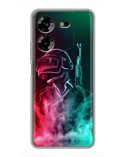 Чехол для TECNO POVA 5 (LG7n) с картинкой «PUBG — огненный воин» Чехол для TECNO POVA 5 (LG7n) с картинкой «PUBG — огненный воин»