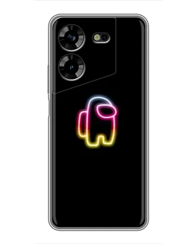 Чехол для TECNO POVA 5 (LG7n) с картинкой «Among Us градиент»