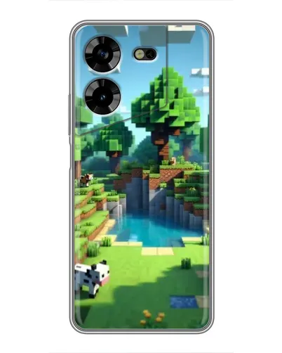 Чехол для TECNO POVA 5 (LG7n) с картинкой «Minecraft летний день» Чехол для TECNO POVA 5 (LG7n) с картинкой «Minecraft летний день»