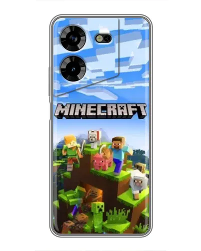 Чехол для TECNO POVA 5 (LG7n) с картинкой «Minecraft классический мир» Чехол для TECNO POVA 5 (LG7n) с картинкой «Minecraft классический мир»