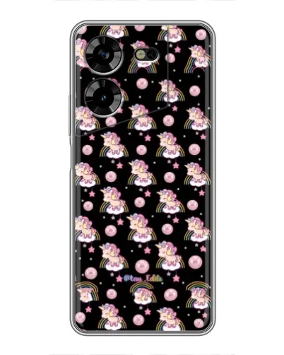 Чехол для TECNO POVA 5 (LG7n) с картинкой «Magic Unicorn паттерн»