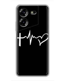 Чехол для TECNO POVA 5 (LG7n) с картинкой «Пульс веры» Чехол для TECNO POVA 5 (LG7n) с картинкой «Пульс веры»