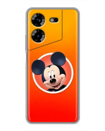 Чехол для TECNO POVA 5 (LG7n) с картинкой «Mickey в круге»