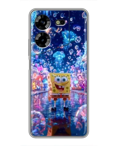 Чехол для TECNO POVA 5 (LG7n) с картинкой «Неоновый океан» Чехол для TECNO POVA 5 (LG7n) с картинкой «Неоновый океан»