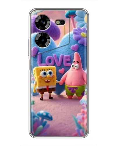 Чехол для TECNO POVA 5 (LG7n) с картинкой «Губка Боб Патрик» Чехол для TECNO POVA 5 (LG7n) с картинкой «Губка Боб Патрик»