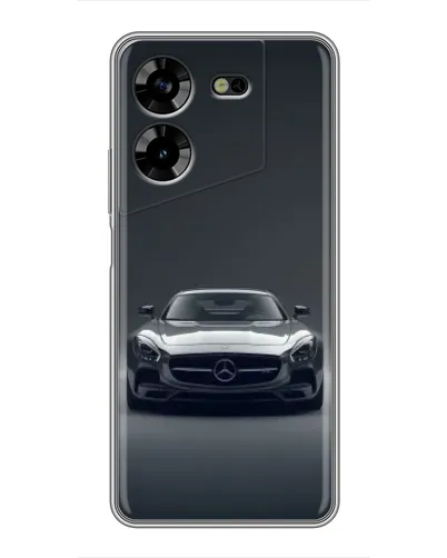 Чехол для TECNO POVA 5 (LG7n) с картинкой «Mercedes на черном» Чехол для TECNO POVA 5 (LG7n) с картинкой «Mercedes на черном»