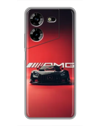 Чехол для TECNO POVA 5 (LG7n) с картинкой «Mercedes AMG — красная линия» Чехол для TECNO POVA 5 (LG7n) с картинкой «Mercedes AMG — красная линия»