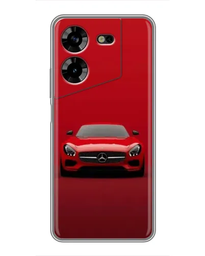 Чехол для TECNO POVA 5 (LG7n) с картинкой «Красный Mercedes AMG» Чехол для TECNO POVA 5 (LG7n) с картинкой «Красный Mercedes AMG»