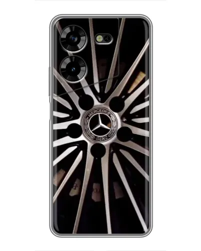 Чехол для TECNO POVA 5 (LG7n) с картинкой «Диск Mercedes» Чехол для TECNO POVA 5 (LG7n) с картинкой «Диск Mercedes»