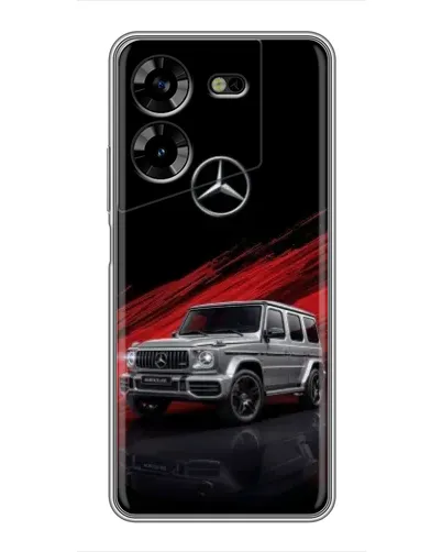 Чехол для TECNO POVA 5 (LG7n) с картинкой «Mercedes G-Class красный» Чехол для TECNO POVA 5 (LG7n) с картинкой «Mercedes G-Class красный»