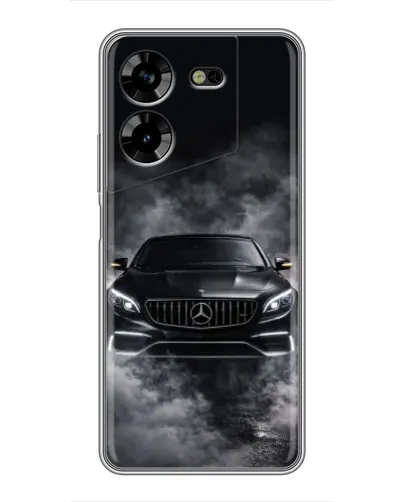 Чехол для TECNO POVA 5 (LG7n) с картинкой «Mercedes в дыму» Чехол для TECNO POVA 5 (LG7n) с картинкой «Mercedes в дыму»