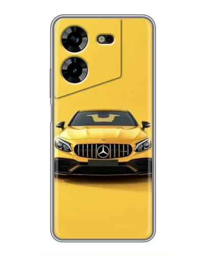 Чехол для TECNO POVA 5 (LG7n) с картинкой «Желтый Mercedes GT» Чехол для TECNO POVA 5 (LG7n) с картинкой «Желтый Mercedes GT»